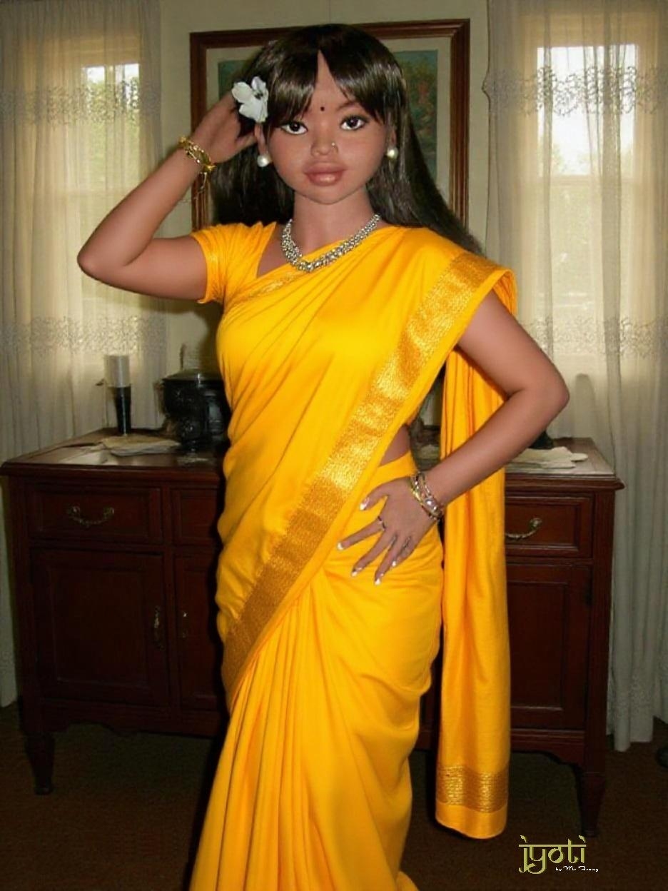 Jyoti in Elegant Yellow Sari