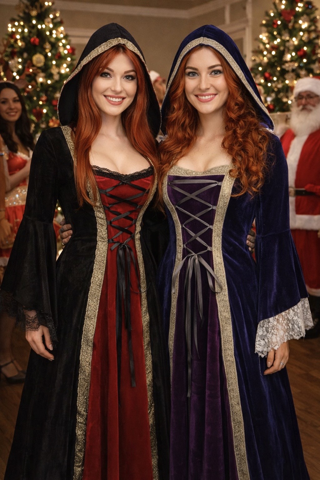 At a costume party