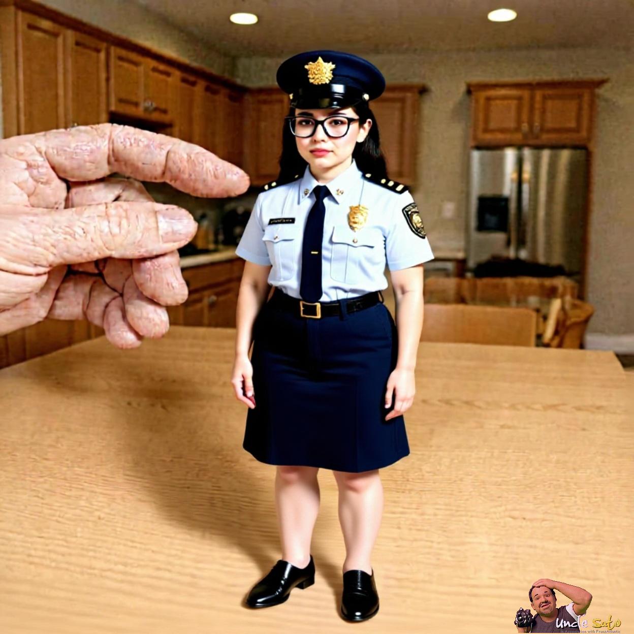 Shrunken Lady Cop
