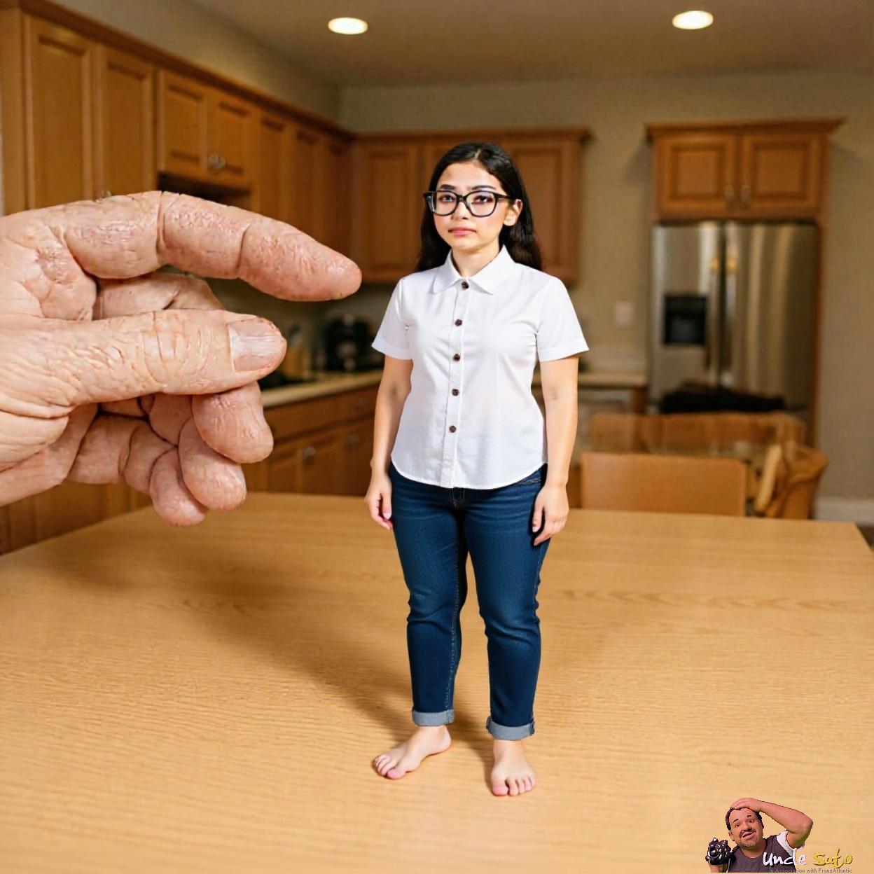 Shrunken Asian Lady