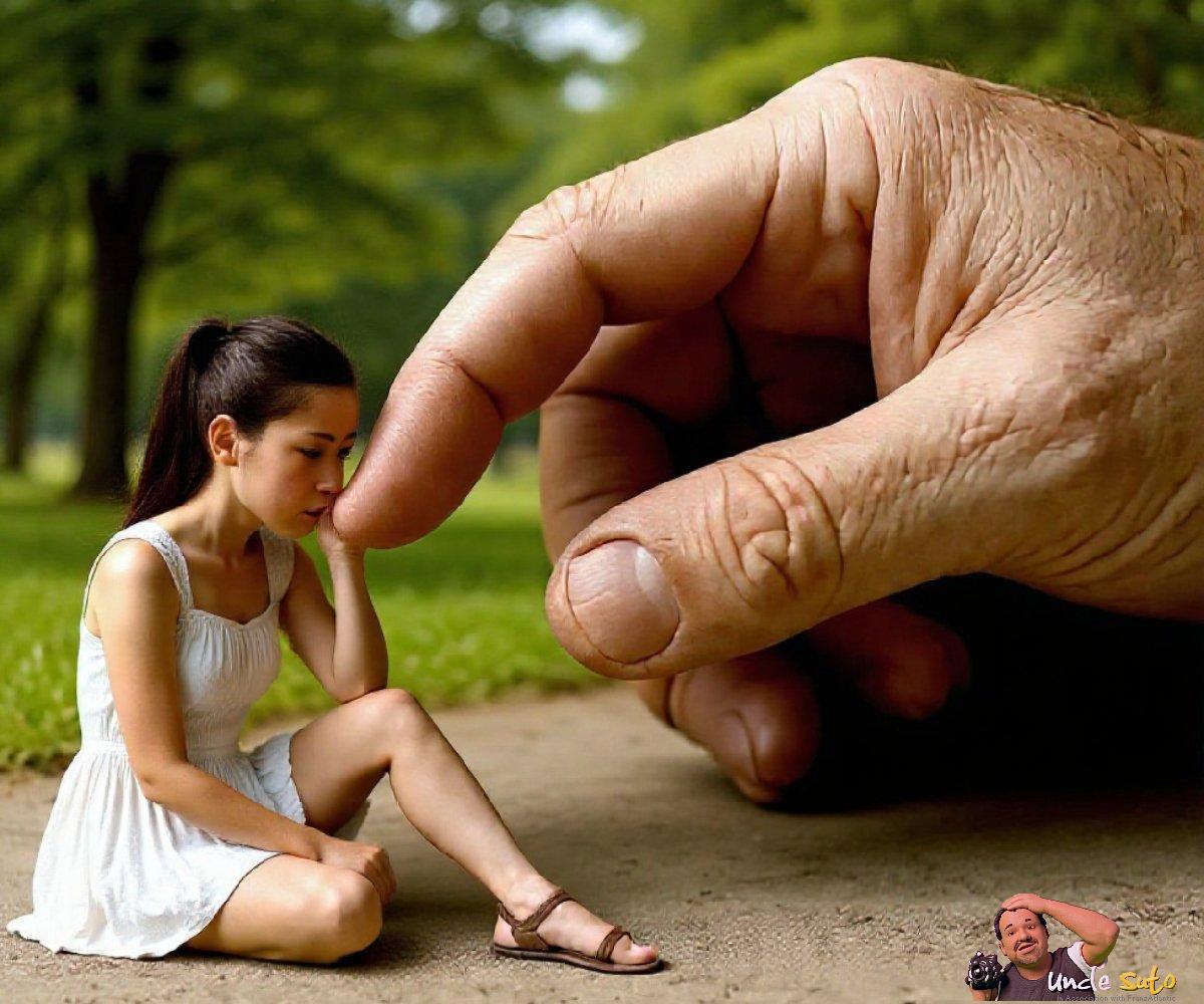 Shrunken Lady In The Park