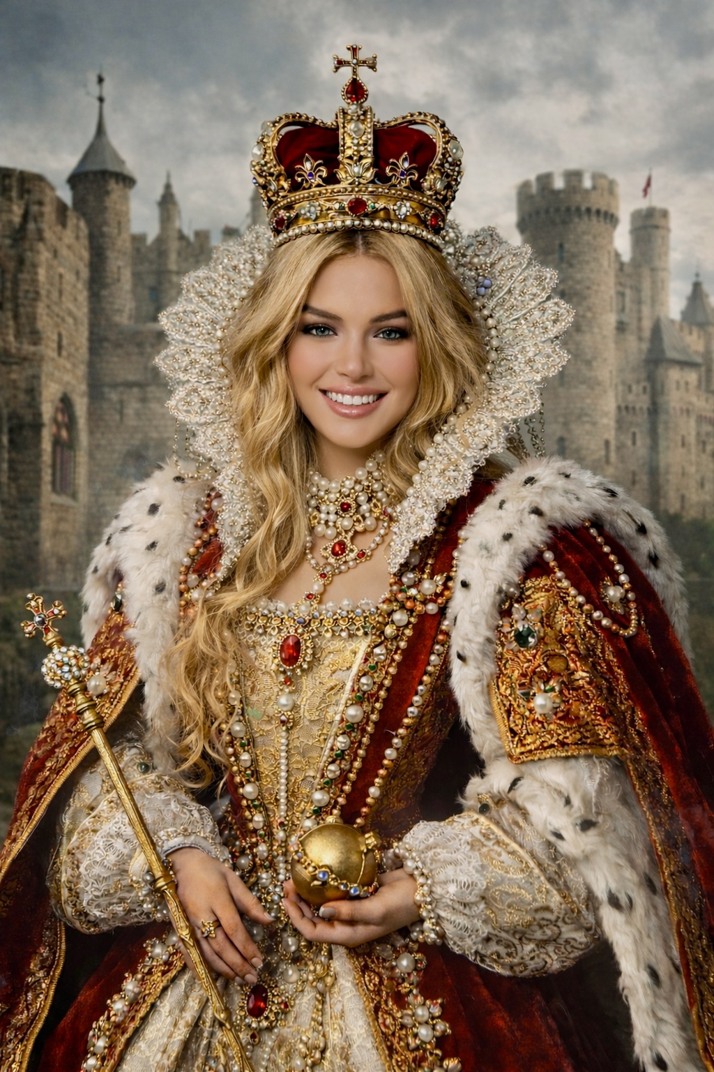 Manon as Elizabeth I