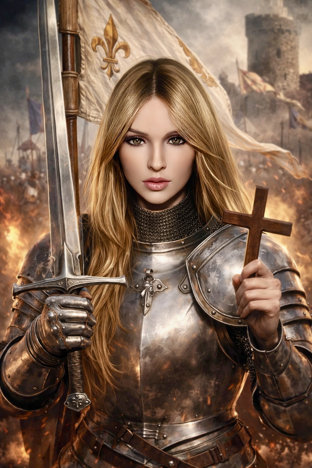 Harper as Joan of Arc