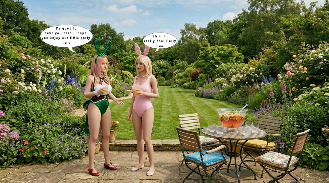 Polly and Dani chatting